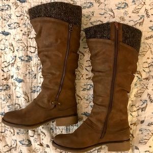 Muk Luks sweater boots